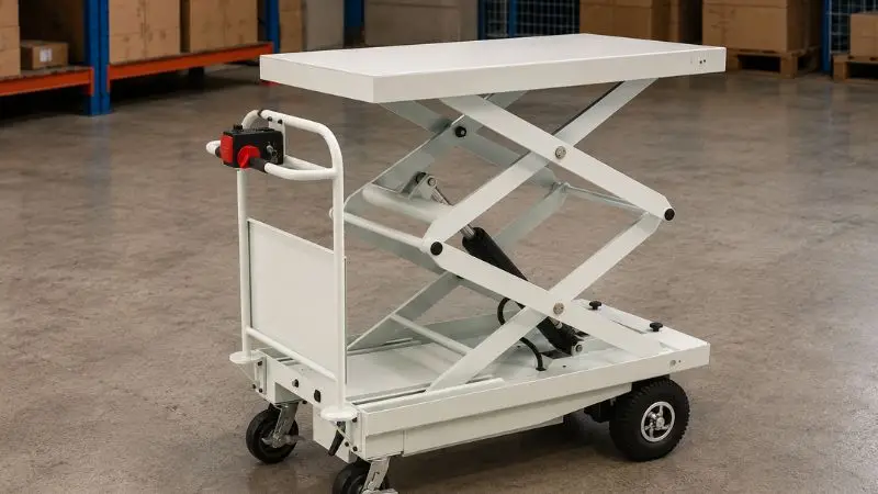 Electric Lift Table Cart