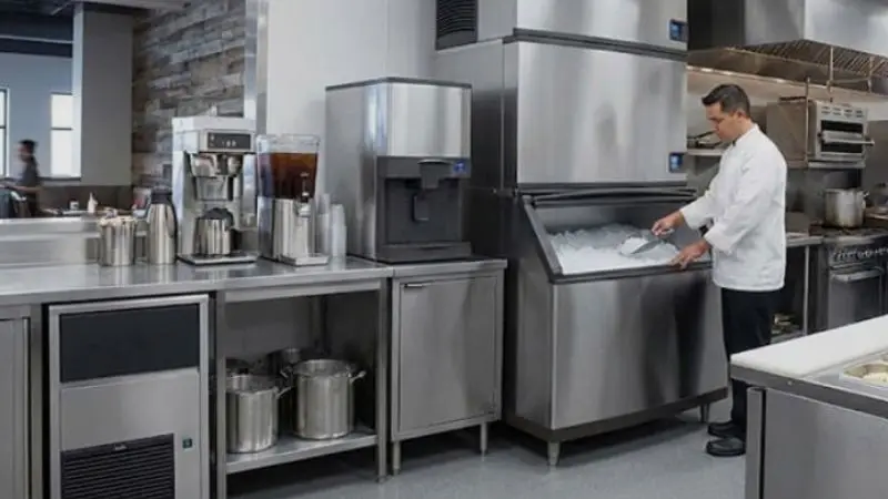 how to choose a commercial ice machine according to space and power