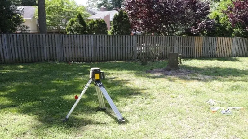 Laser Level for Pool Deck 