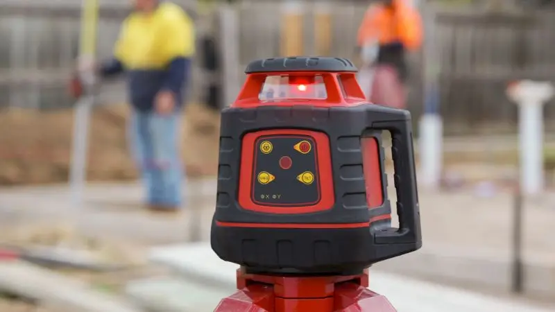Rotary Laser Level for Concrete