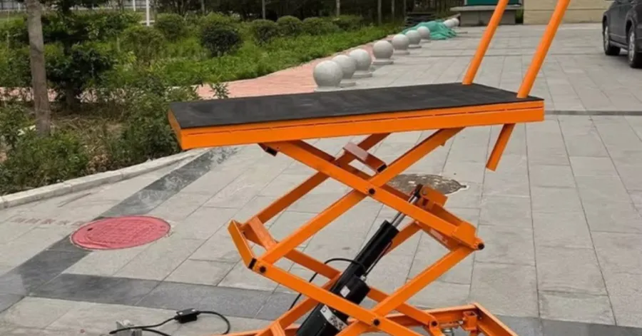 vevor hydraulic lift table cart