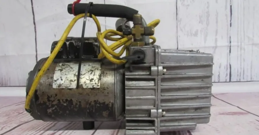 refrigerant evacuation pump