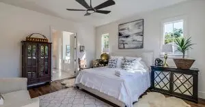 what size ceiling fan for bedroom