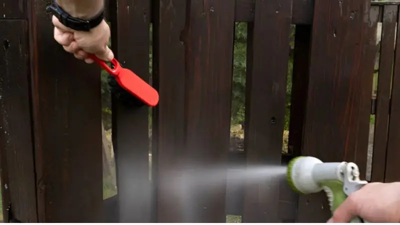 tools for cleaning a fence with a pressure washer 