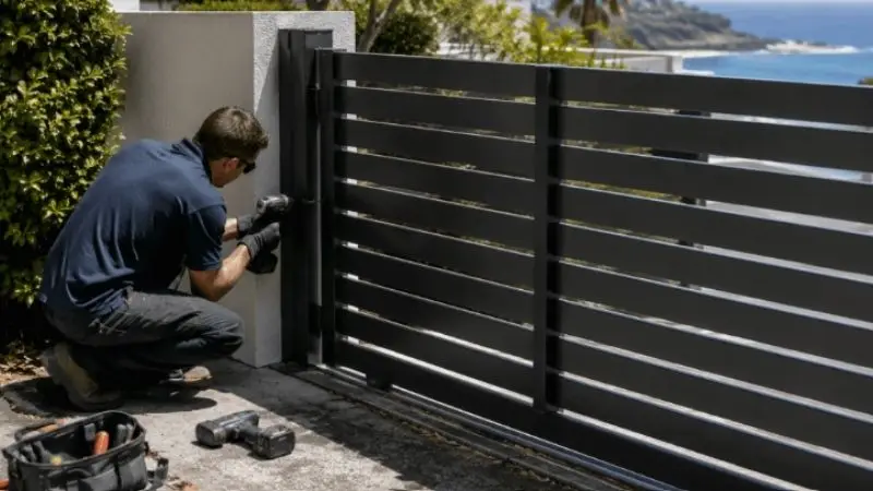 How to get a sliding gate ready for an automatic gate opener