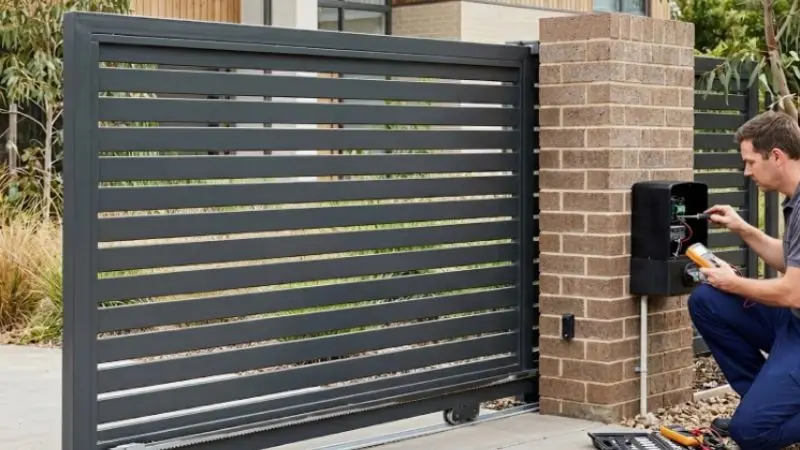 right motor power for residential automatic gate opener