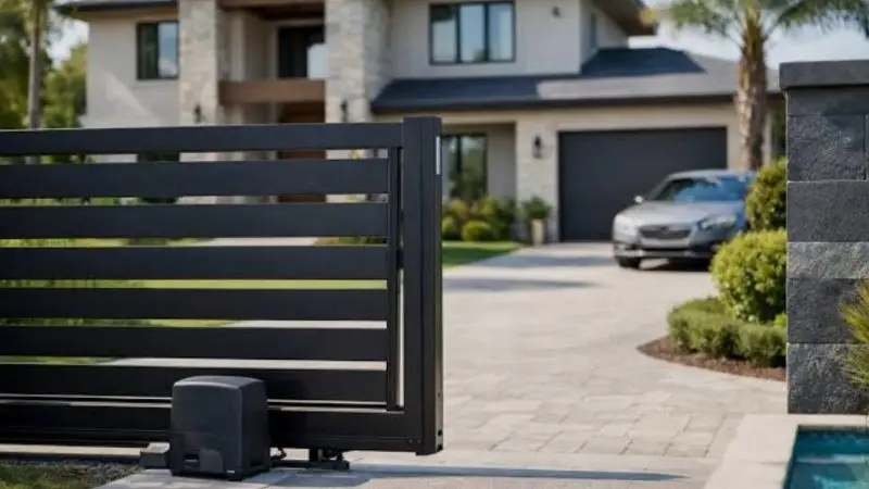 different power options for residential automatic gate opener