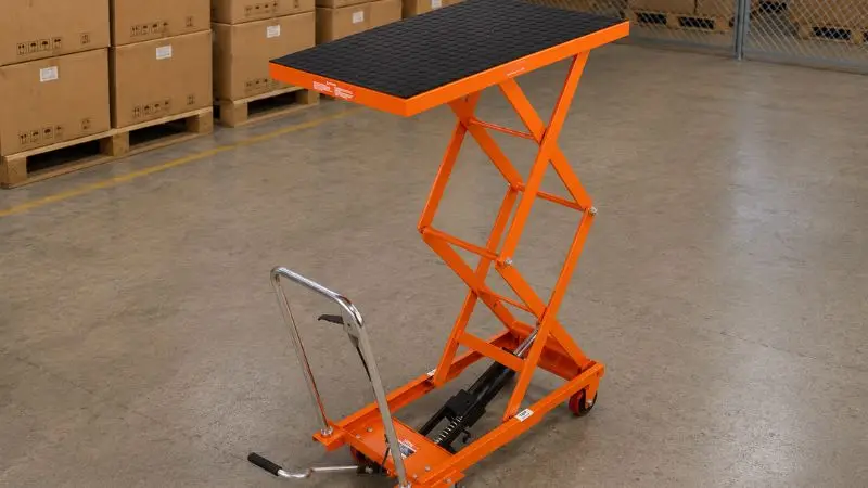 Manual Hydraulic Table Cart 