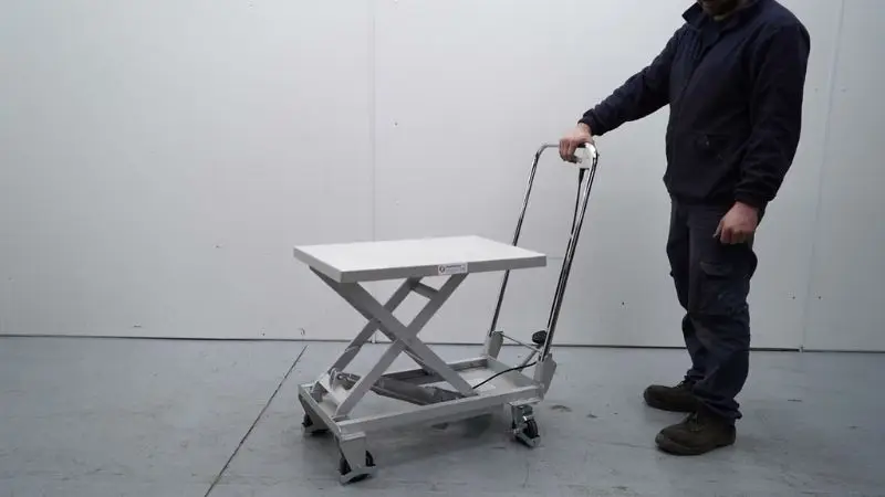 Manual Lift Table Cart