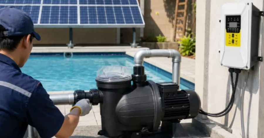 How does a swimming pool pump work