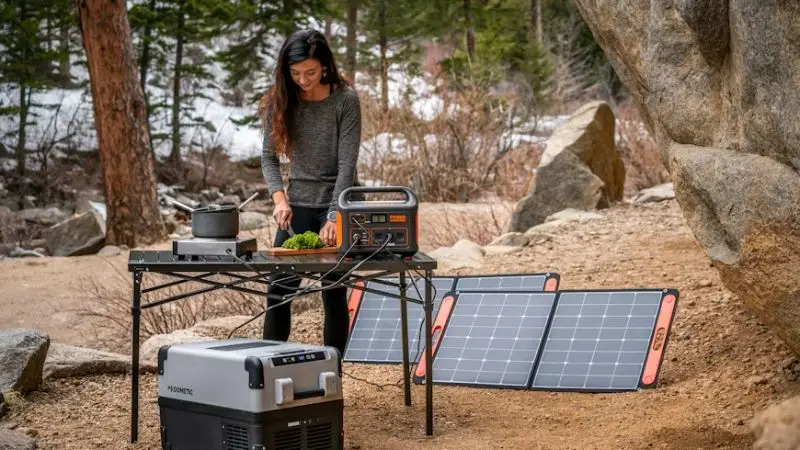 explain the difference between camping refrigerator and traditional cooler
