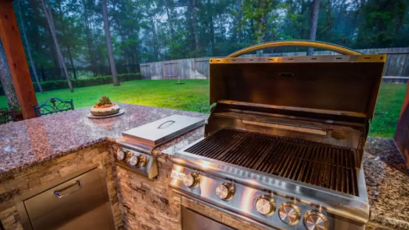 Ingebouwde barbecuegrill