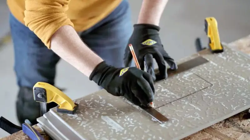 how to cut different types of tile