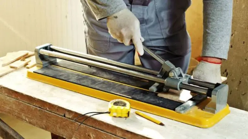 how to use a manual tile cutter step by step