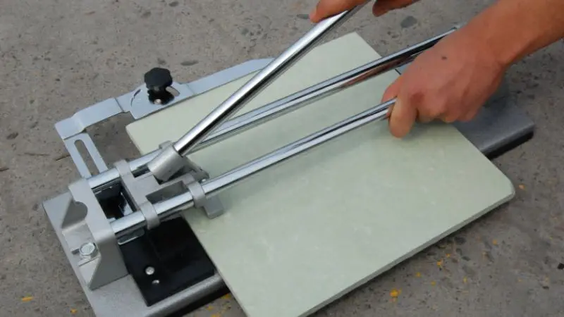 how to use a manual tile cutter step by step
