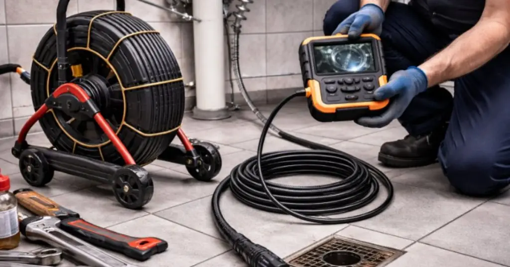 plumbing snake with camera