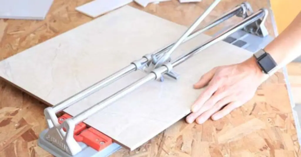 how to cut tiles with a tile cutter