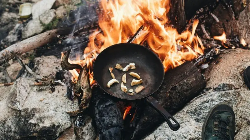 Camping BBQ Cooking