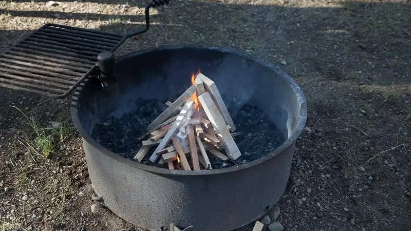 Dry Kindling Wood for Grill
