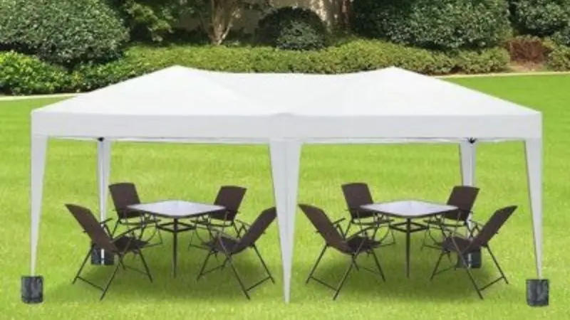 Setting Up a Folding Canopy in Wind
