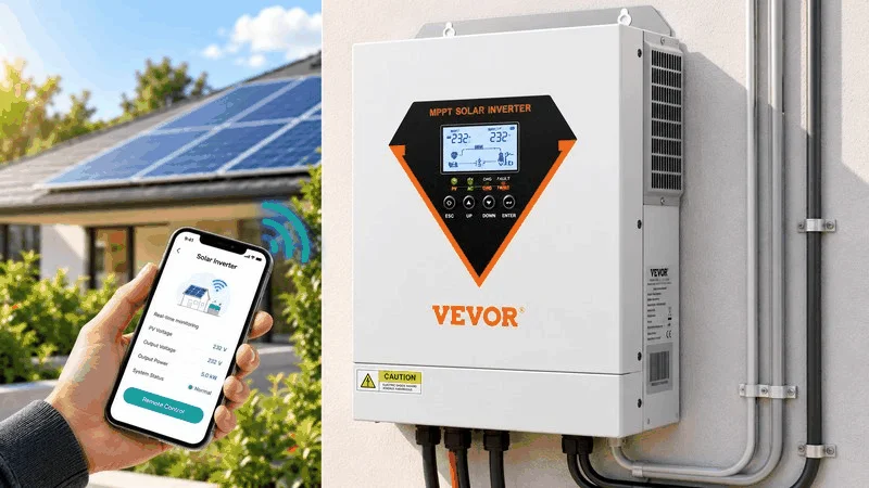 VEVOR hybrid solar inverter with MPPT