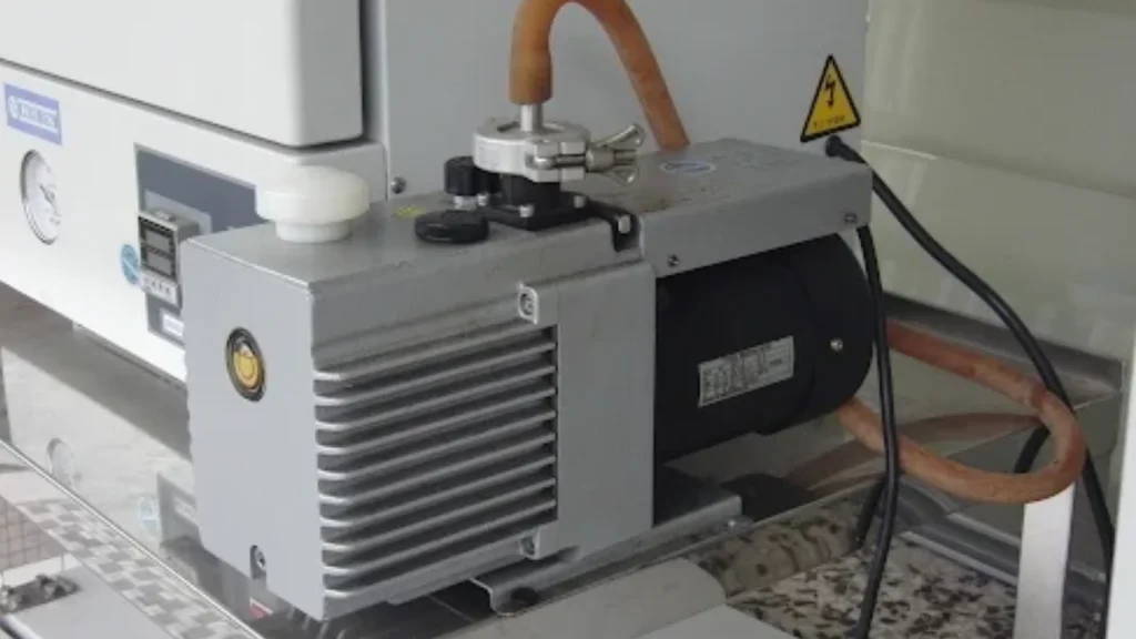 5 CFM vacuum pump performance with hose connection