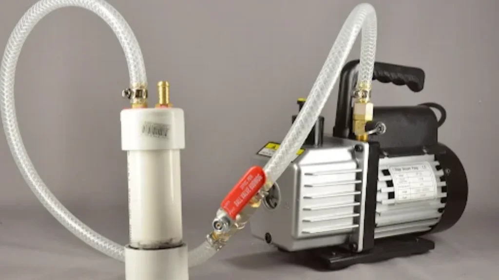 5 CFM vacuum pump specifications with hoses and filter