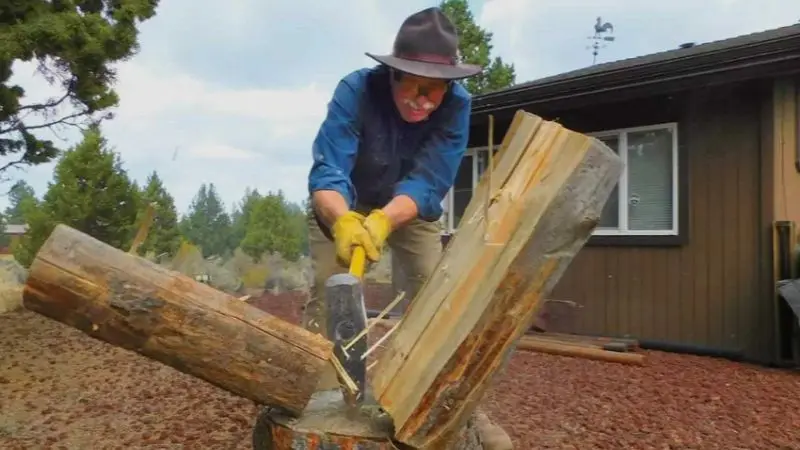 how to cut firewood step by step

