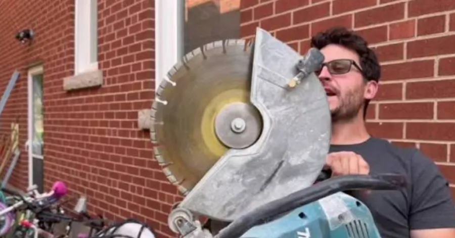 hoja de corte de hormigón