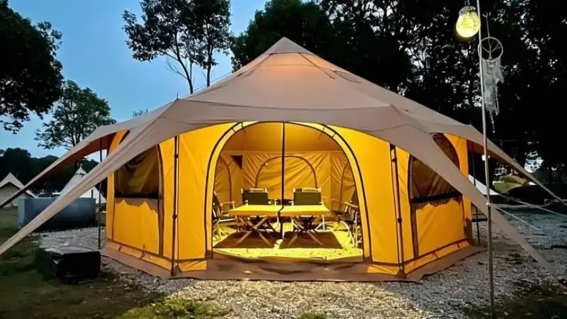 Come montare una tenda yurta per 8 persone