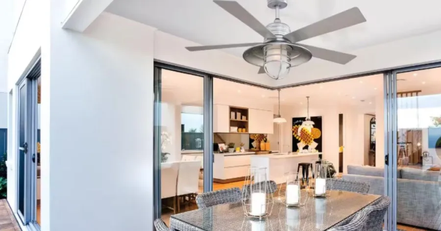 ceiling fan for summer cooling
