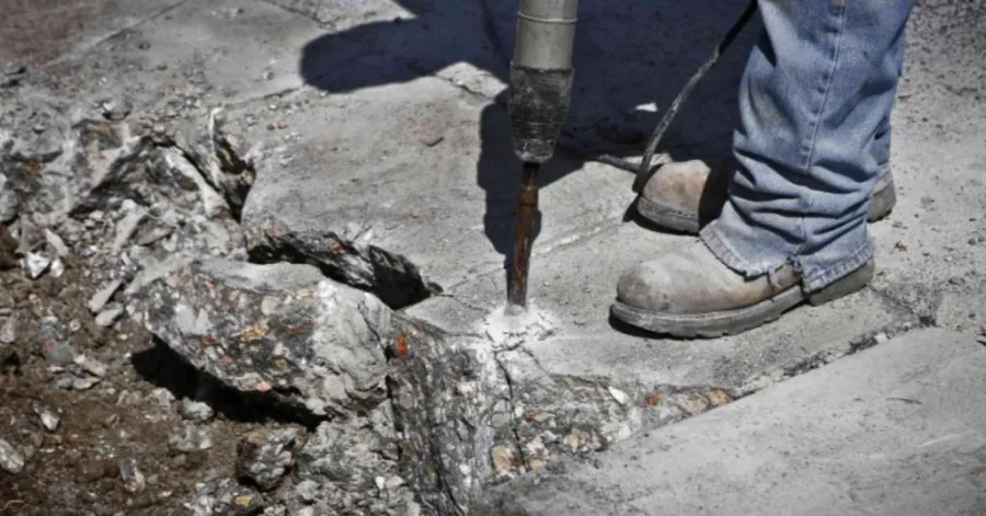 concrete slab removal