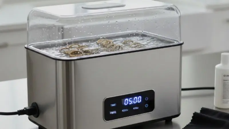 how to use ultrasonic jewelry cleaner step by step
