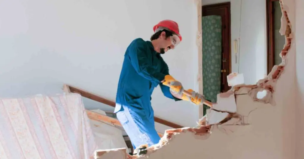 wall demolition