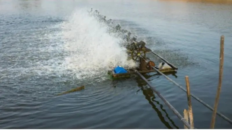 how to use a large pond aerator 
