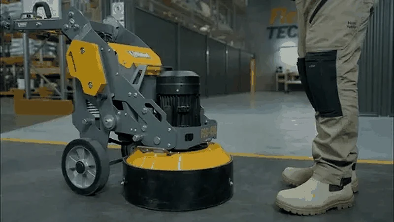 Concrete grinder edger for floor preparation