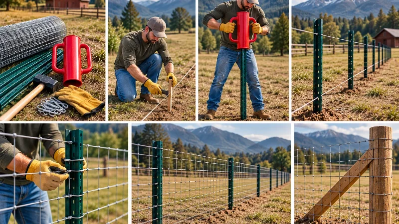 driven post fence installation tips guide