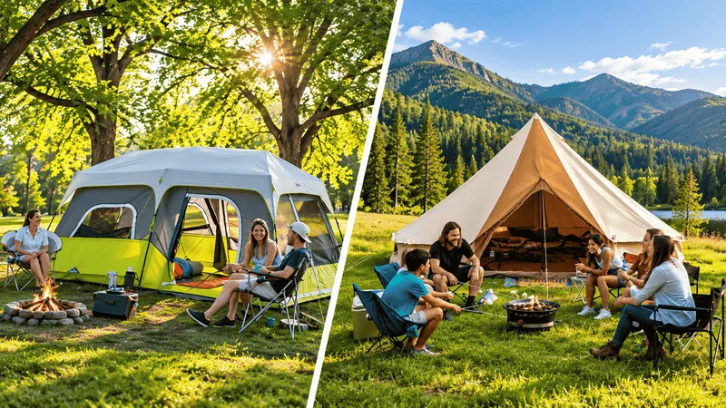 Best Tents with Standing Height for Family Camping

